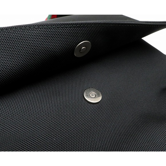 Gucci Sherry Line Messenger Bag Nylon Leather Black - Picture 6 of 7